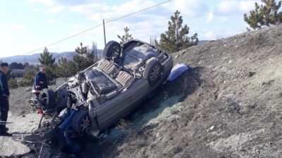 Kütahya’nın Tavşanlı ilçesinde meydana gelen trafik kazasında 1 kişi hayatını