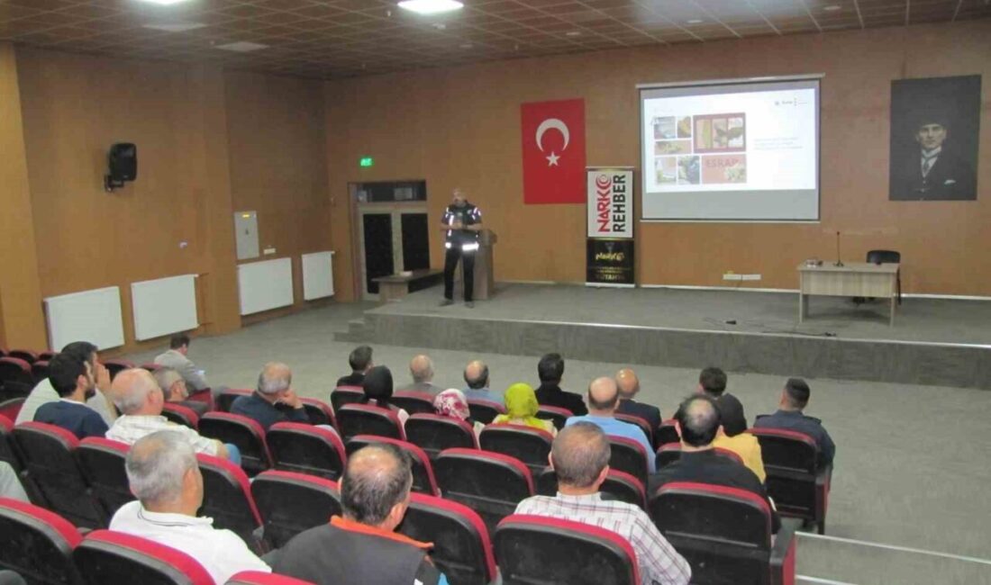 Kütahya’nın Hisarcık ilçesinde İl Emniyet Müdürlüğü Narkotik Suçlarla Mücadele Şube