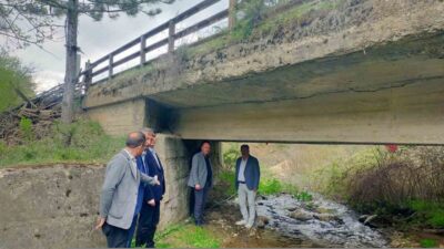 Hisarcık Kaymakamı Muhammet Samet Bahar başkanlığındaki heyet, ilçede 25 ve