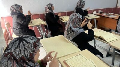 Kütahya’nın Tavşanlı ilçesinde, Yunus Emre Kur’an Kursu’nda görme ve işitme