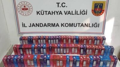 Kütahya’da İl Jandarma Komutanlığı ekiplerince yapılan operasyonda 101 adet elektronik
