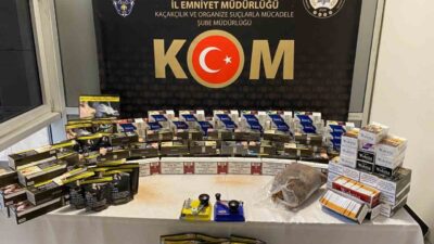 Kütahya’da İl Emniyet Müdürlüğü KOM ekiplerince 2 ev ve 1