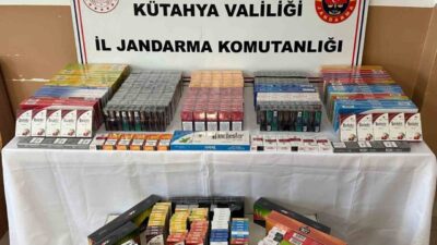Kütahya İl Jandarma Komutanlığı ekipleri tarafından Simav ilçesinde yapılan iki