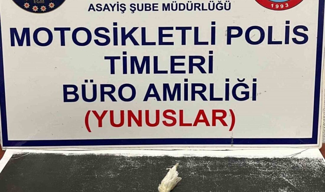 Kütahya’da Yunus Timlerince bir şahsın yapılan üst aramasında uyuşturucu madde