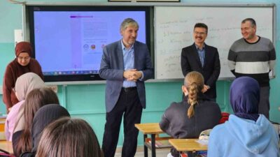 Kütahya İl Millî Eğitim Müdürü Mustafa Yılmaz ve Şube Müdürü