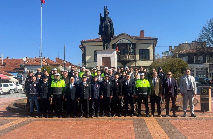 Kütahya’nın Tavşanlı İlçesinde, Türk Polis Teşkilatının 180. kuruluş yıl dönümü