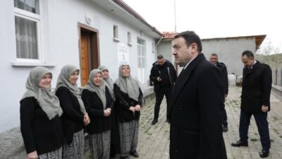 Kütahya Valisi Musa Işın, Domaniç ilçesine bağlı Çamlıca köyünde faaliyet