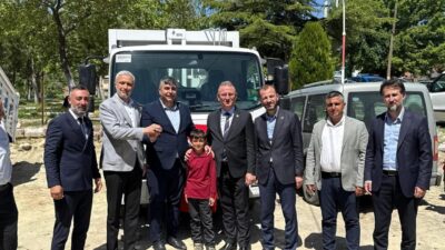 AK Parti Kütahya Milletvekili Adil Biçer, beraberindeki heyetle birlikte Yenikent