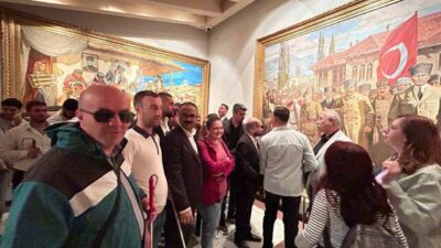 Altı Nokta Körler Derneği Gençlik Meclisi üyeleri, Ankara’da düzenlenen iki