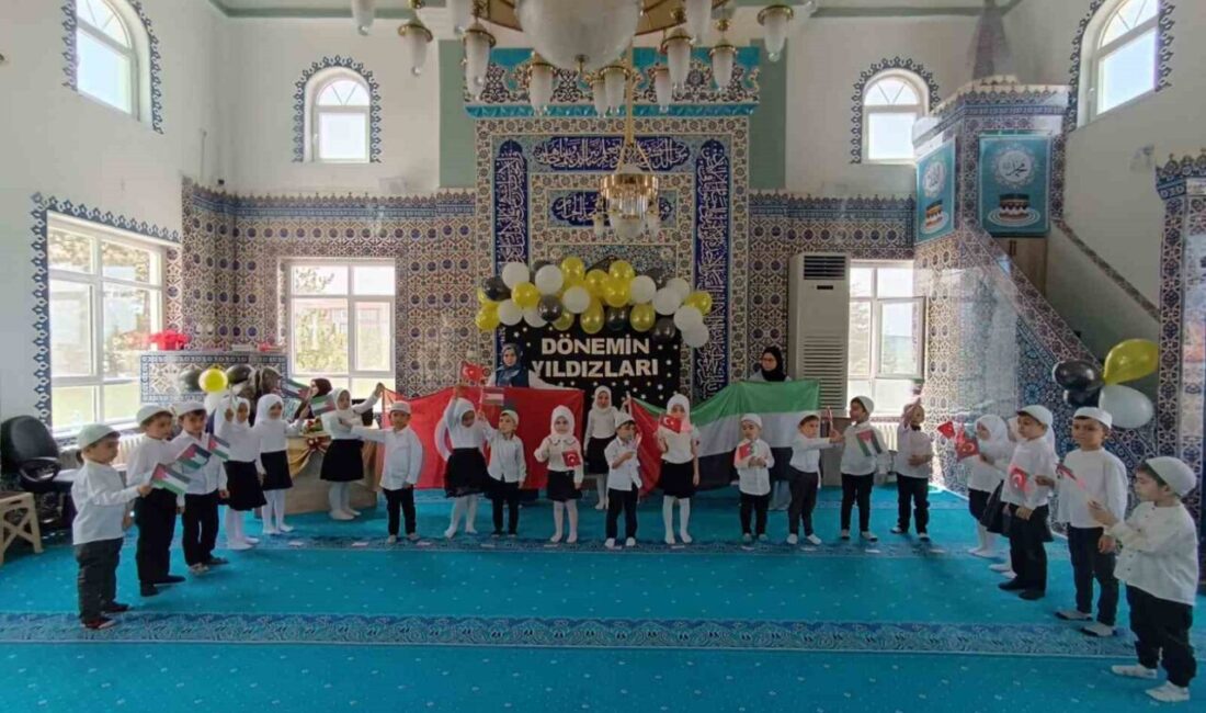 Emet İlçe Müftülüğüne bağlı Babukbey 4-6 Yaş Kuran Kursunda okuyan