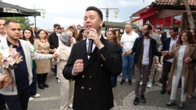 Kütahya Üsküp Türkleri Dayanışma Derneği tarafından Hisar Kalesi’nde düzenlenen Hıdırellez