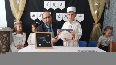 Kütahya’nın Hisarcık ilçesinde 4-6 yaş Kur’an kursunda eğitim gören 5