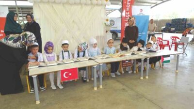 Hisarcık müftülüğüne bağlı 4-6 yaş Kur’an kurslarında okuyan 49 öğrenci