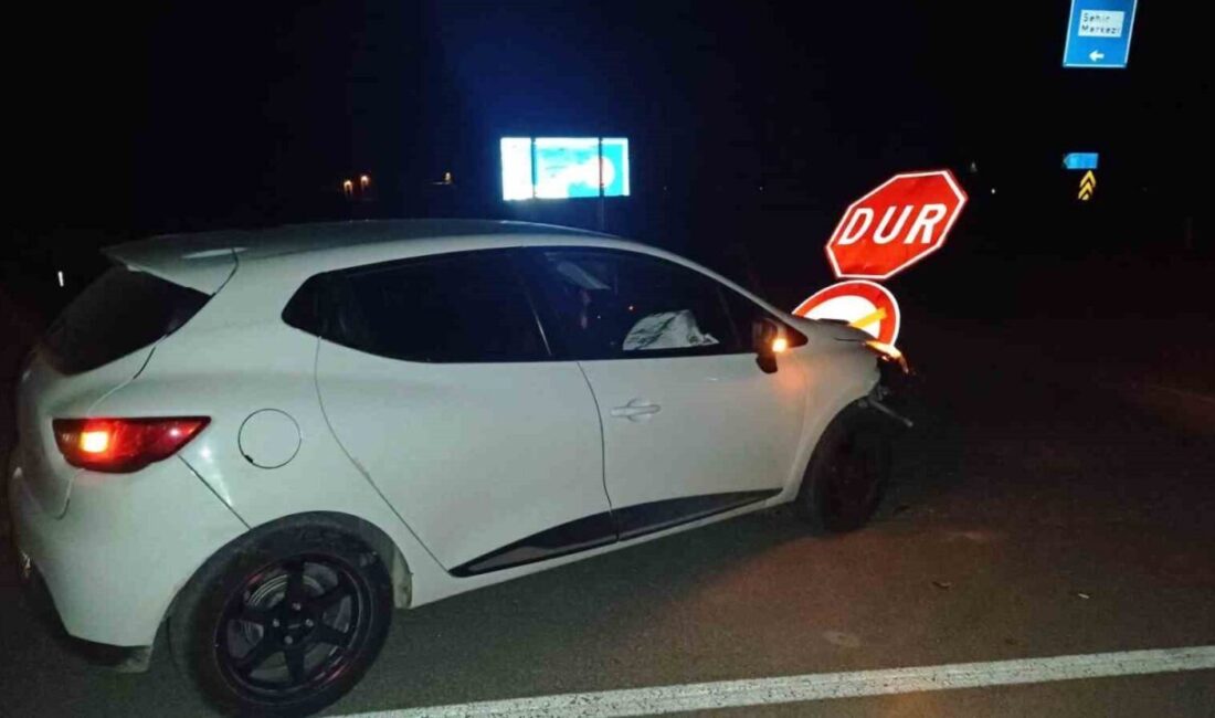 Kütahya’nın Hisarcık ilçesinde ehliyetsiz ve alkollü sürücünün kullandığı aracın ’Dur’