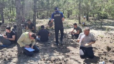 Kütahya Bölge Müdürlüğü Orman Arama Kurtarma Timi (ORKUT) tarafından AFAD