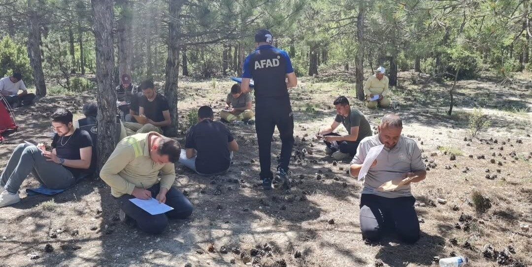 Kütahya Bölge Müdürlüğü Orman Arama Kurtarma Timi (ORKUT) tarafından AFAD