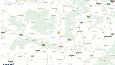 KÜTAHYA, – KÜTAHYA’nın Simav ilçesinde Richter ölçeğine göre, 4 büyüklüğünde