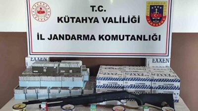 Kütahya İl Jandarma Komutanlığı ekipleri tarafından Pazarlar ilçesinde yapılan operasyonda
