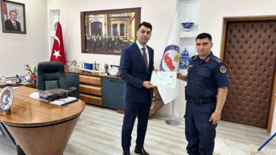 Hisarcık Kaymakamı Muhammed Samet Bahar, İlçe Jandarma Komutanı Üsteğmen Alperen