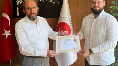 Hisarcık Kaymakamı Muhammed Samet Bahar, İlçe Müftüsü Sebahattin Akyol ve