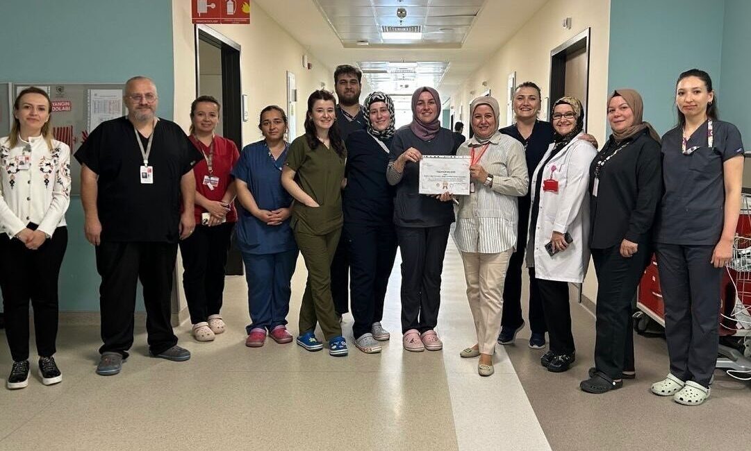 Kütahya Şehir Hastanesi’nde, 2025 yılı 1. dönem el hijyeni teşekkürü,