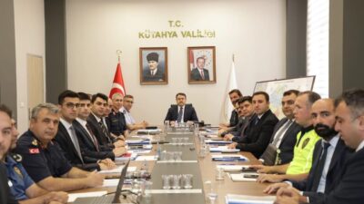 Kütahya’da İl Güvenlik ve Asayiş Toplantısı, Vali Musa Işın’ın başkanlığında