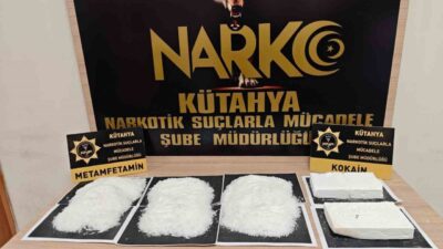 Kütahya İl Emniyet Müdürlüğü Narkotik Suçlarla Mücadele Şube Müdürlüğü ekipleri,