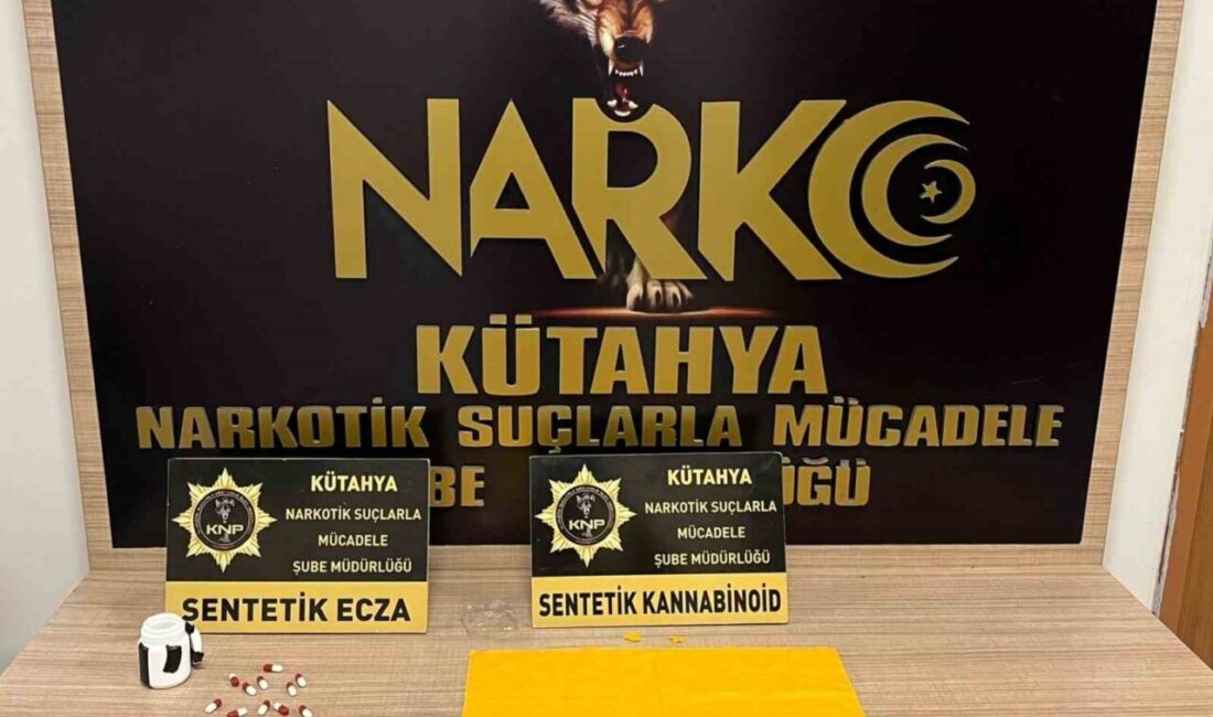 Kütahya’da uyuşturucu ticareti yaptığı tespit edilen 2 şüpheli tutuklandı. İl