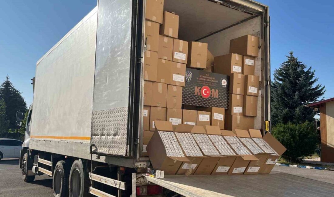 Kütahya’da polis ekiplerince gerçekleştirilen operasyonda, kullandığı araçta 5 milyon 980