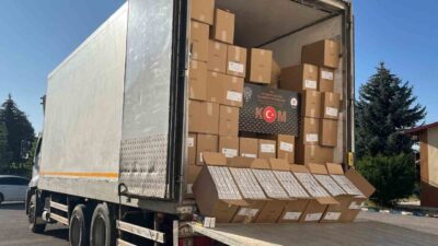 Kütahya’da polis ekiplerince gerçekleştirilen operasyonda, kullandığı araçta 5 milyon 980