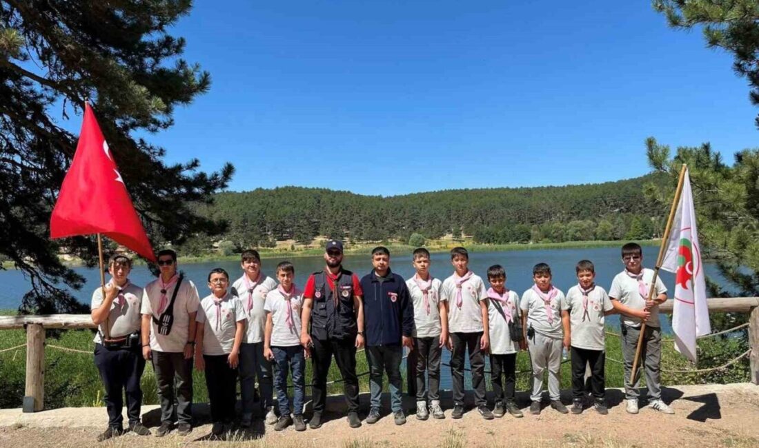 Hisarcık İlçe Müftülüğünce Diyanet Gençlik Merkezi izcileri için Gölcük yaylasında