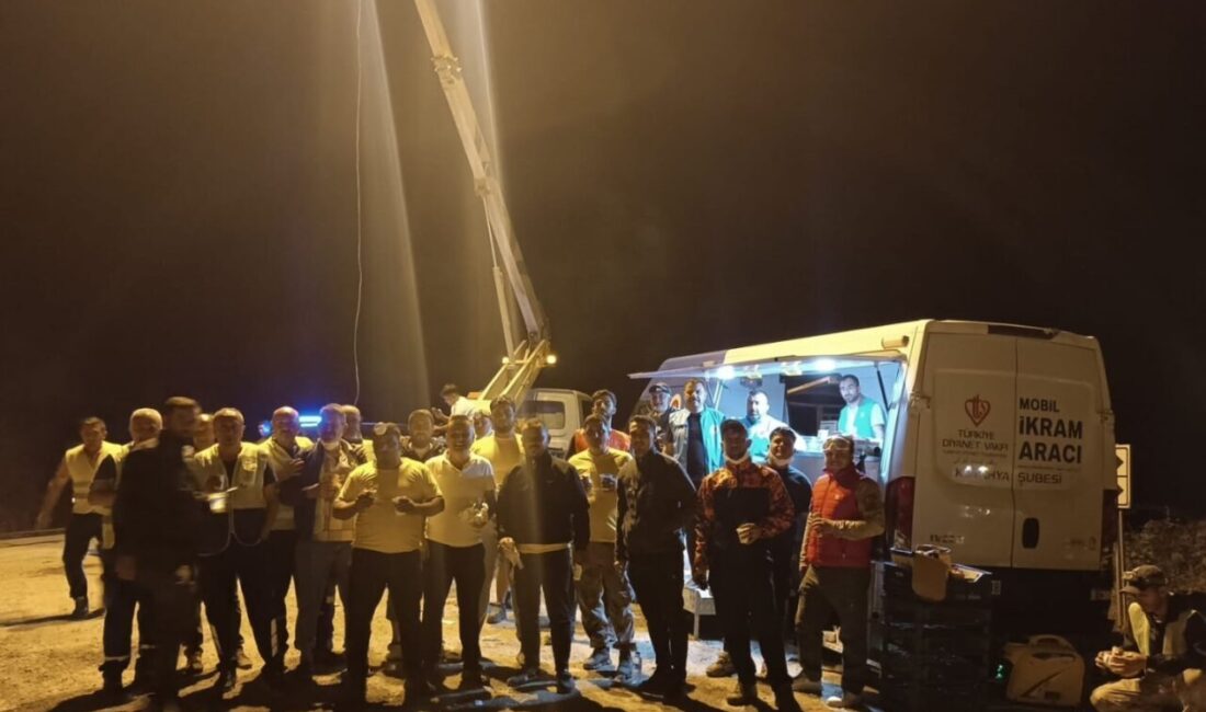 Bursa’nın Harmancık ilçesinde çıkan orman yangınına müdahale eden Orman Bölge