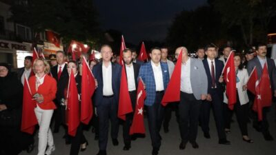“15 Temmuz Demokrasi ve Milli Birlik Günü” kapsamında Kütahya’da yürüyüş