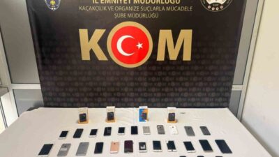Kaçakçılık ve Organize Suçlarla Mücadele (KOM) Şube Müdürlüğü ekiplerince bir