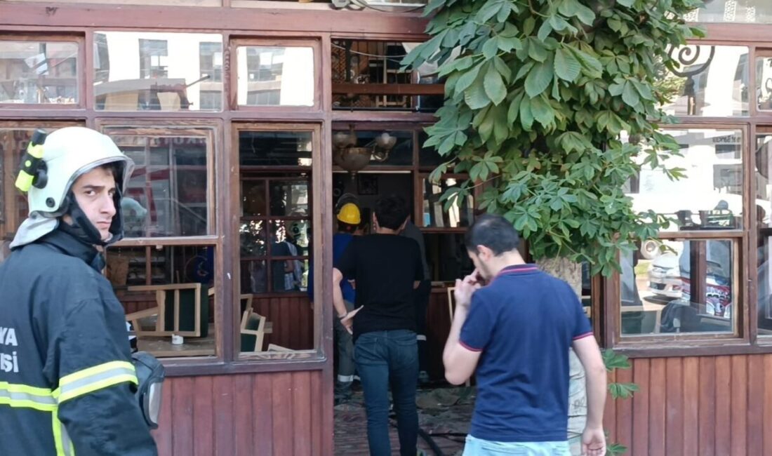 Kütahya’da bir kafede mutfak tüpünden kaynaklanan patlamada 1 iş yeri