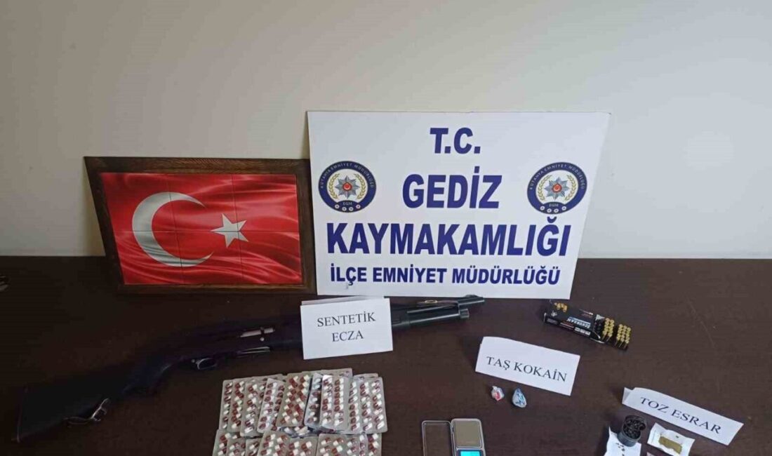 Kütahya’da düzenlenen uyuşturucu operasyonunda gözaltına alınan 4 şüpheliden ikisi çıkarıldıkları