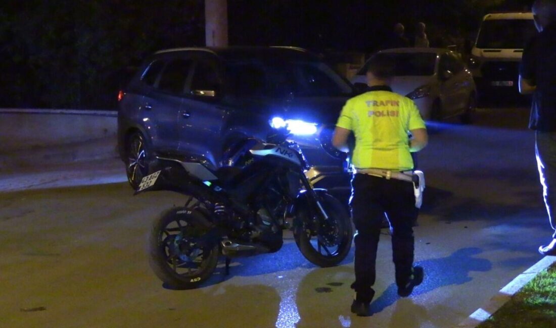 Kütahya’nın Tavşanlı ilçesinde otomobil ile motosikletin çarpışması sonucunda meydana gelen