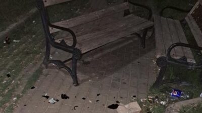 Kütahya’nın Tavşanlı ilçesi Karakova Mahallesi’ndeki çocuk parkının içler acısı durumu,