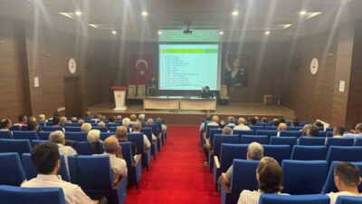 Kütahya Orman Bölge Müdürlüğünce Tavşanlı ilçesinde muhtarlara ve biçerdöver sahiplerine