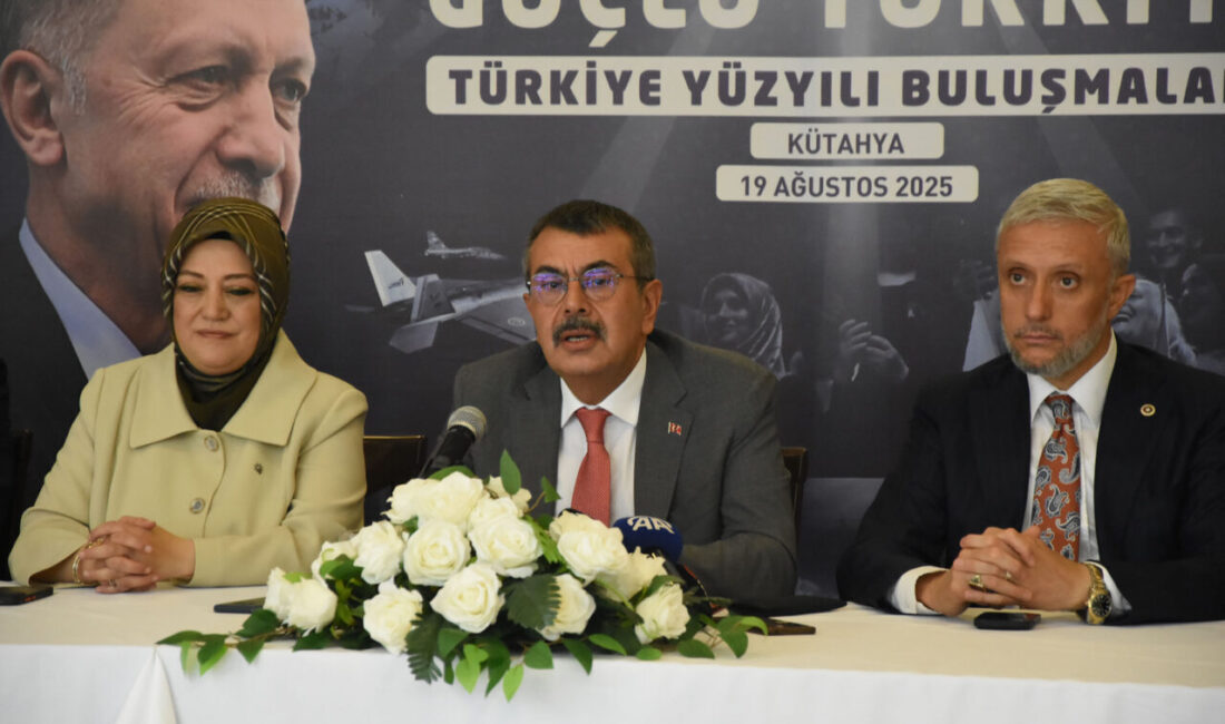 Oğuzhan KILIÇ/KÜTAHYA, – MİLLİ Eğitim Bakanı Yusuf Tekin, “Bu Türkiye’nin