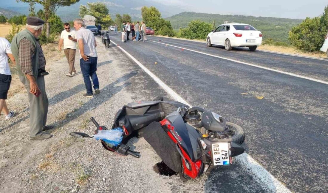 Kütahya’nın Domaniç ilçesinde meydana gelen motosiklet kazasında 1 kişi yaralandı.