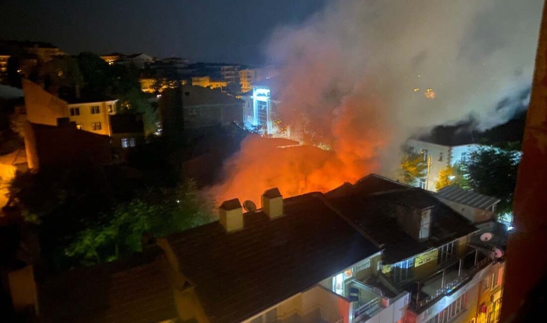 Tuna İŞLEYEN/TAVŞANLI(Kütahya), – KÜTAHYA’nın Tavşanlı ilçesinde elektrik kontağından çıkan yangında,