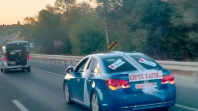 Kütahya’da düğün konvoyu, sıra dışı ve anlamlı bir detayıyla görenleri