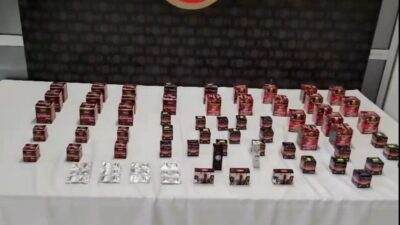 Kütahya’da polis ekipleri tarafından bir iş yerine düzenlenen operasyonda çok