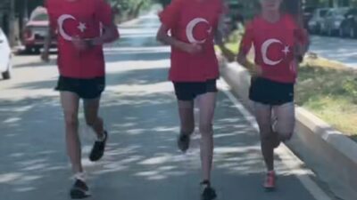 Kütahya’da 30 Ağustos Zafer Bayramı kutlamaları kapsamında düzenlenen Zafer Koşusu,