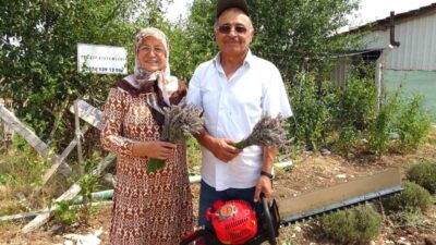 Kütahya’da İsmail-Emine Daşgın çiftinin, merkeze bağlı Aloğlu köyündeki arazisine hobi