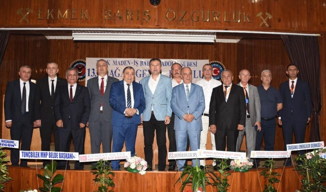 Maden-İş Sendikası Batı Anadolu Şubesi, 13. Olağan Genel Kurulu’nu Tunçbilek’teki