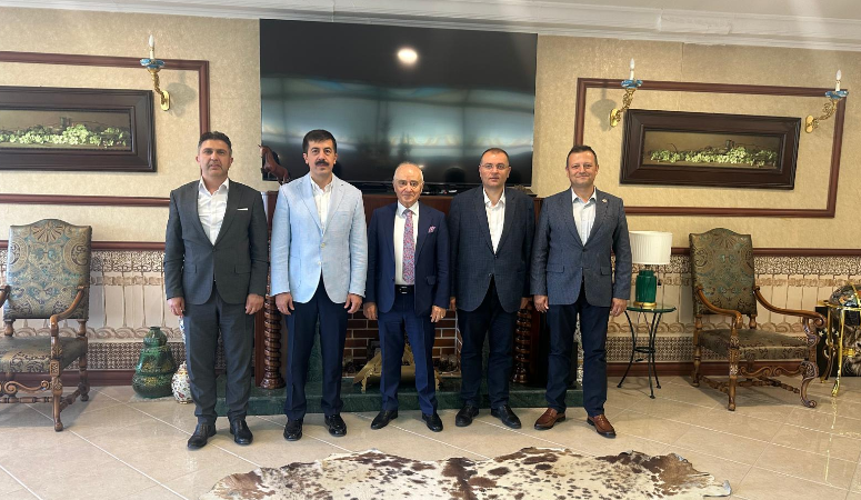 REKTÖR TEKİN’DEN İSMET GÜRAL’A ZİYARET Kütahya Sağlık Bilimleri Üniversitesi Rektörü