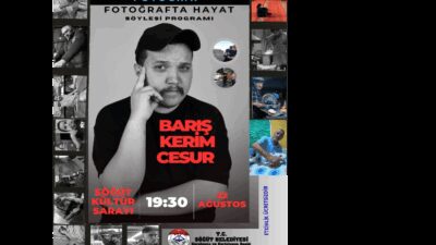 ÜNLÜ FOTOĞRAF SANATÇISI BARIŞ KERİM CESUR SÖĞÜTE GELİYOR   Uluslararası