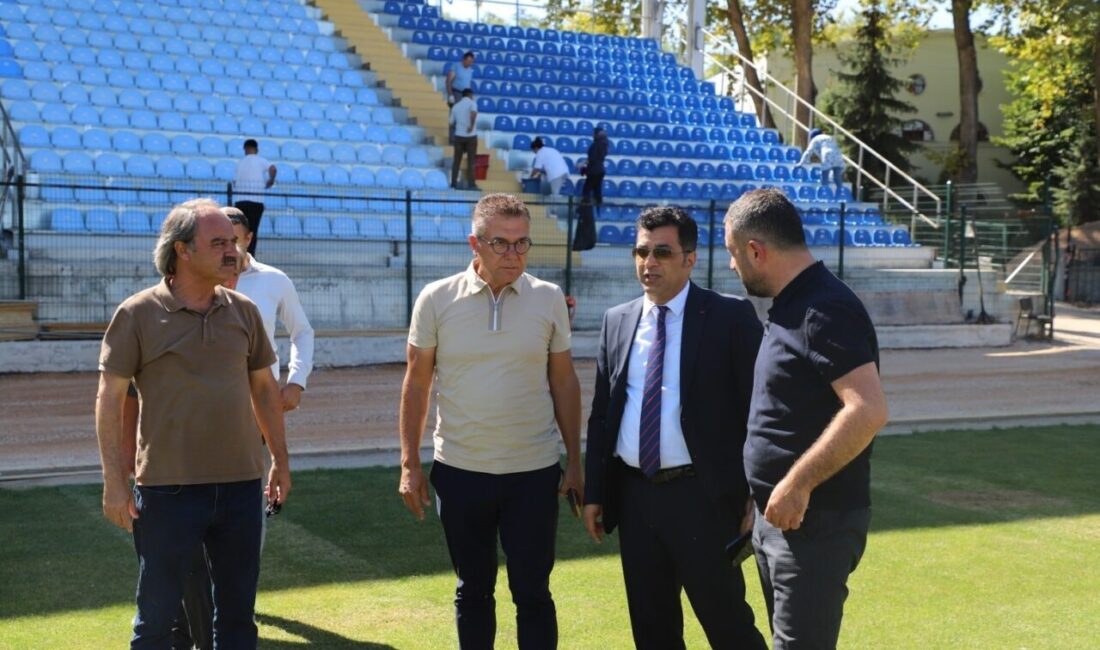 Kütahya Dumlupınar Stadyumu’nda yürütülen çalışmalar tamamlanma aşamasına geldi. Ancak ilk